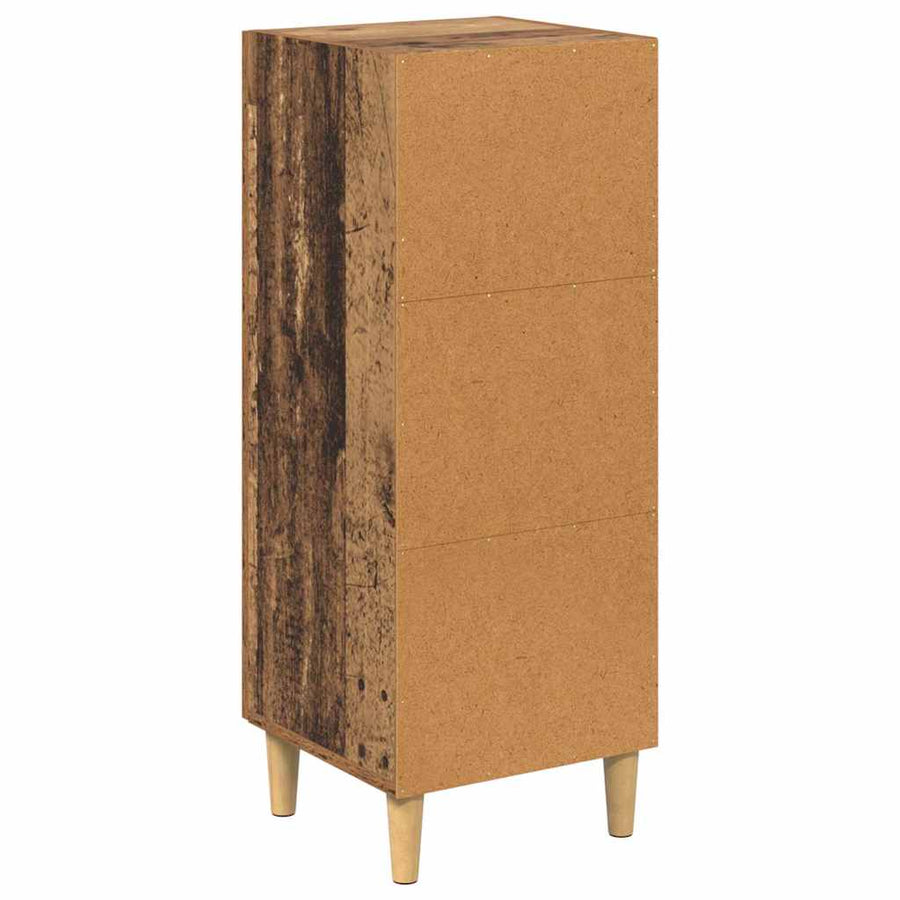 Dressoir Oudhout 34.5 x 32.5 x 90 cm Bewerkt hout