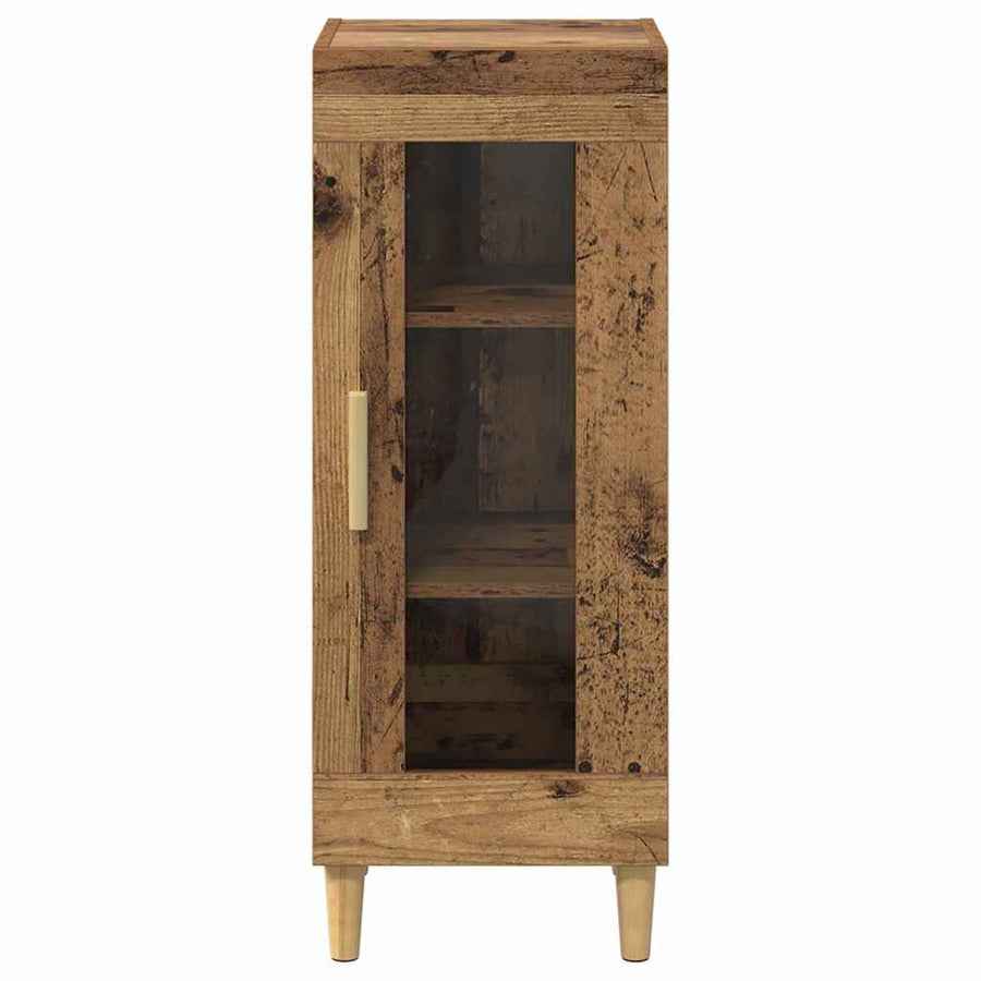 Dressoir Oudhout 34.5 x 32.5 x 90 cm Bewerkt hout