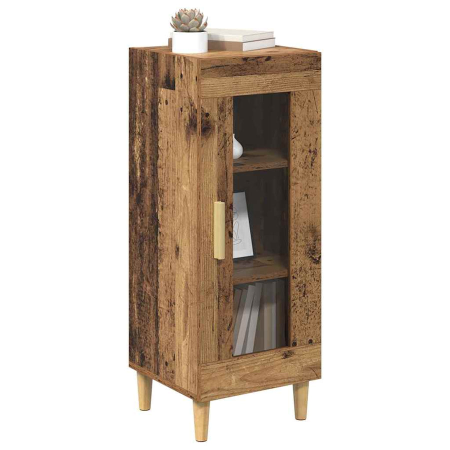 Dressoir Oudhout 34.5 x 32.5 x 90 cm Bewerkt hout