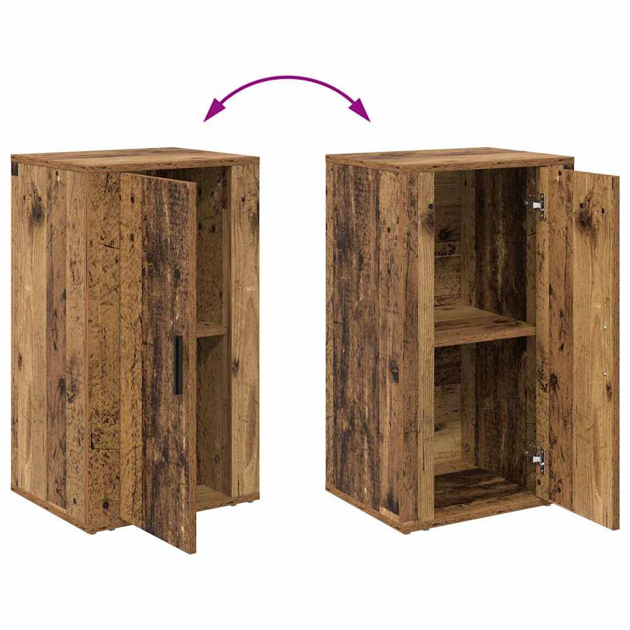 Dressoir Oudhout 40 x 33 x 70 cm Bewerkt hout