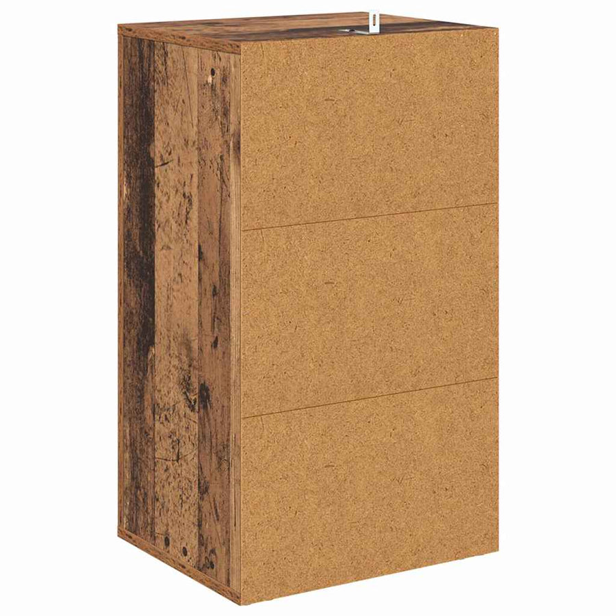 Dressoir met lade Oudhout 40 x 33 x 70 cm Bewerkt hout