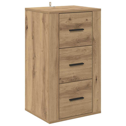 Dressoir met lade Artisan Eiken 40 x 33 x 70 cm Bewerkt hout
