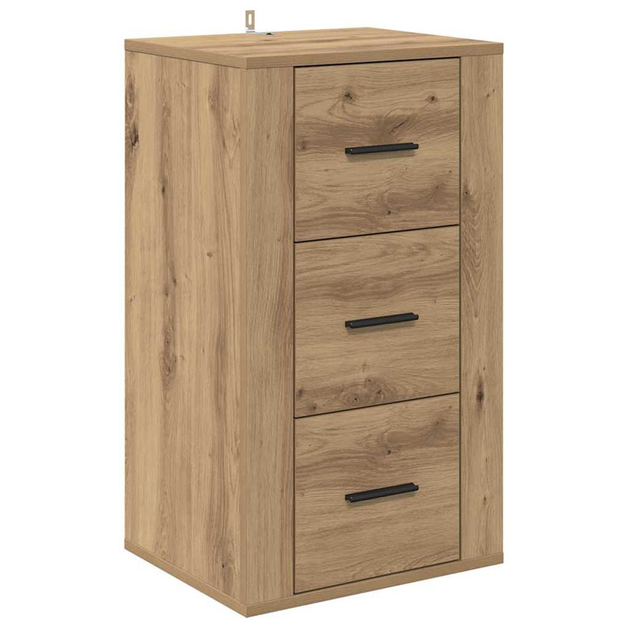 Dressoir met lade Artisan Eiken 40 x 33 x 70 cm Bewerkt hout