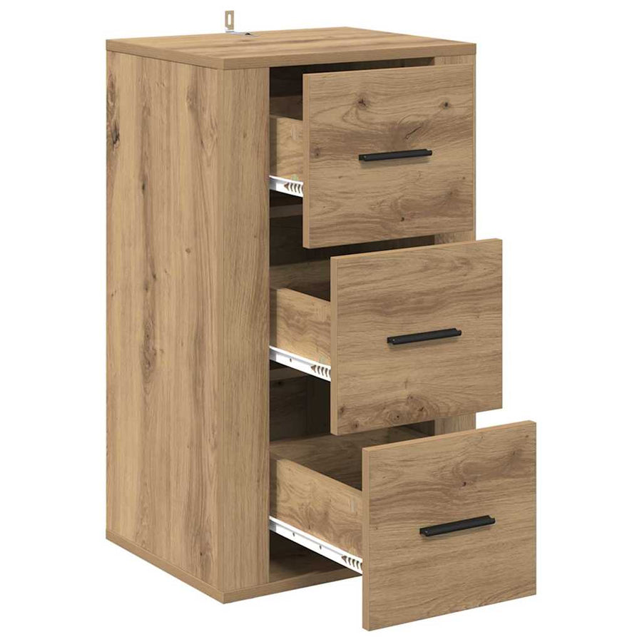 Dressoir met lade Artisan Eiken 40 x 33 x 70 cm Bewerkt hout