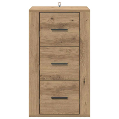 Dressoir met lade Artisan Eiken 40 x 33 x 70 cm Bewerkt hout