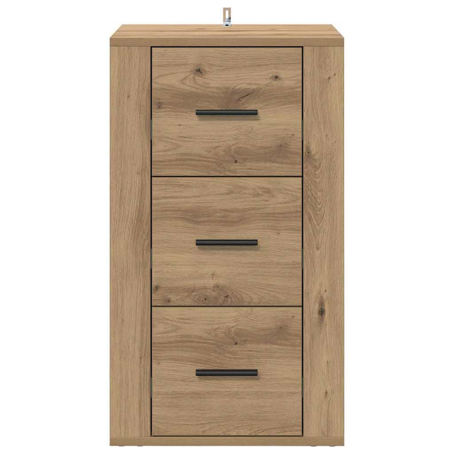 Dressoir met lade Artisan Eiken 40 x 33 x 70 cm Bewerkt hout