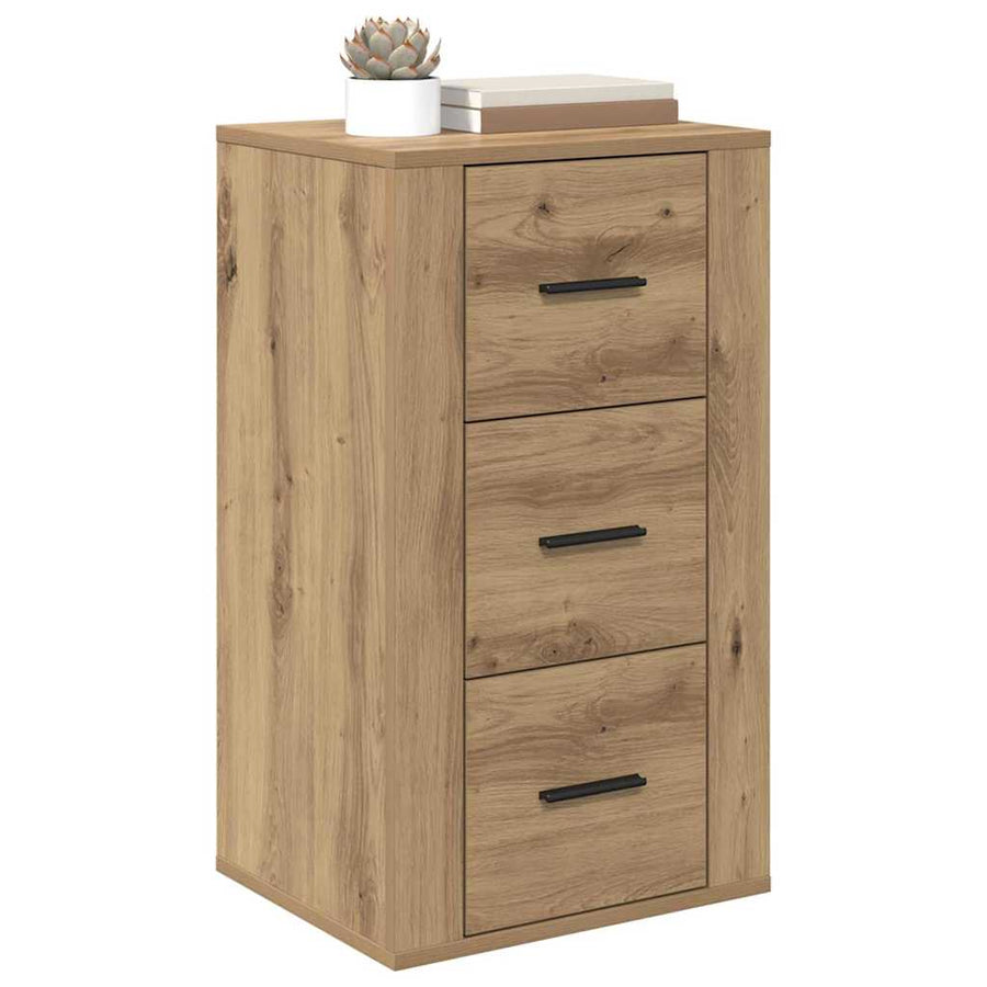 Dressoir met lade Artisan Eiken 40 x 33 x 70 cm Bewerkt hout