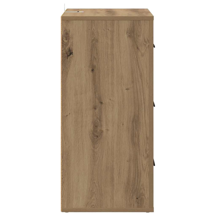 Dressoir met lade Artisan Eiken 40 x 33 x 70 cm Bewerkt hout