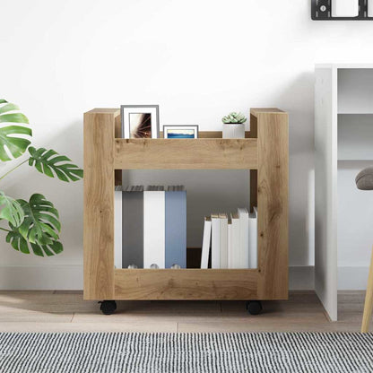 Bureau Trolley Artisan Eiken 60 x 45 x 60 cm Bewerkt hout