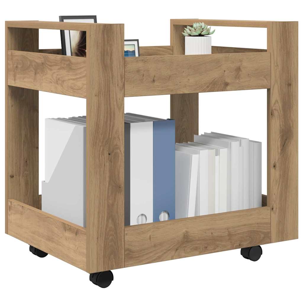 Bureau Trolley Artisan Eiken 60 x 45 x 60 cm Bewerkt hout