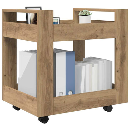 Bureau Trolley Artisan Eiken 60 x 45 x 60 cm Bewerkt hout