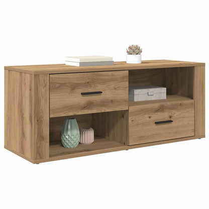 TV-kast met lade Artisan Eiken 100 x 35 x 40 cm Bewerkt hout