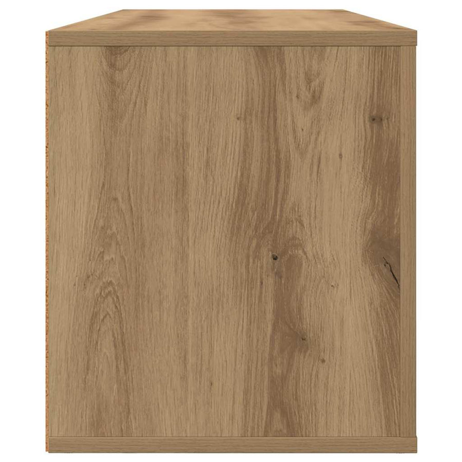 TV-kast met lade Artisan Eiken 100 x 35 x 40 cm Bewerkt hout