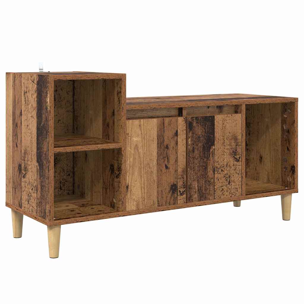 TV-kast Oud Hout 100 x 35 x 55 cm Bewerkt hout