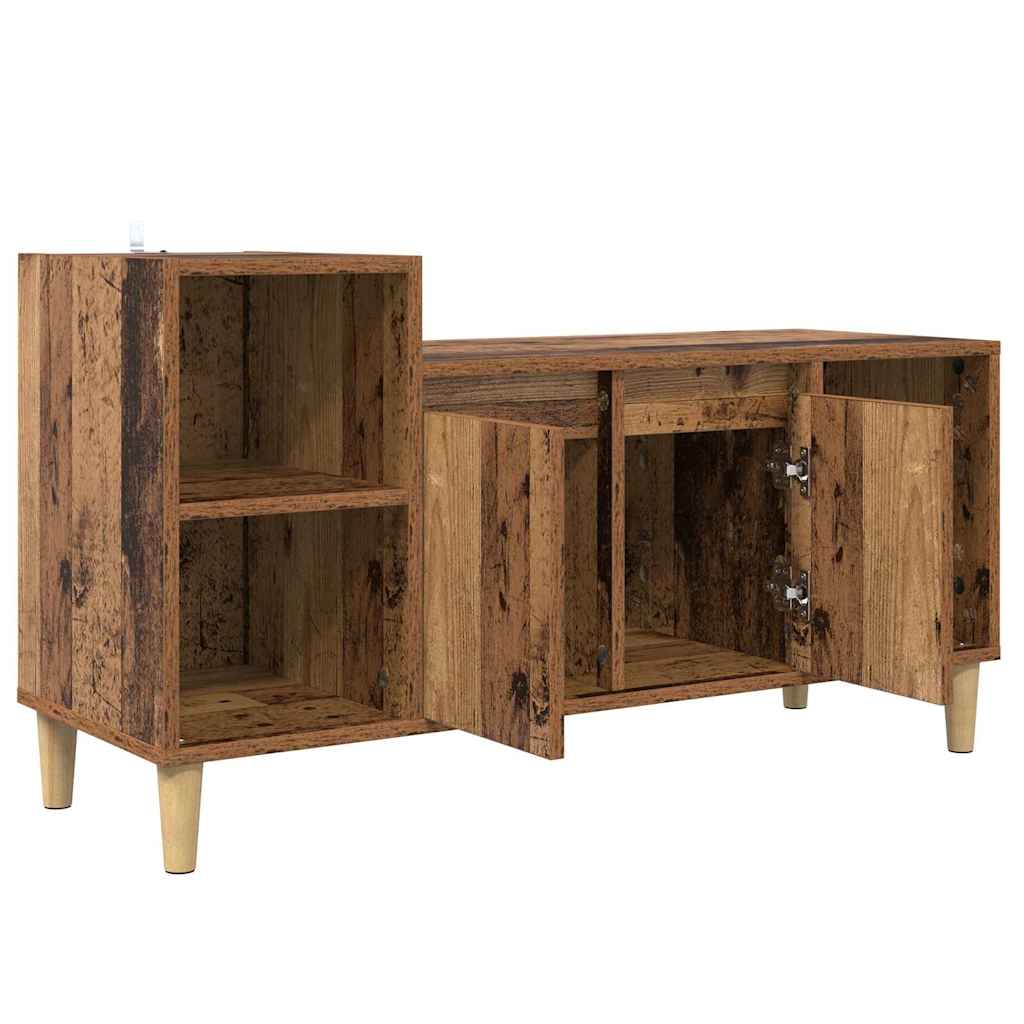 TV-kast Oud Hout 100 x 35 x 55 cm Bewerkt hout
