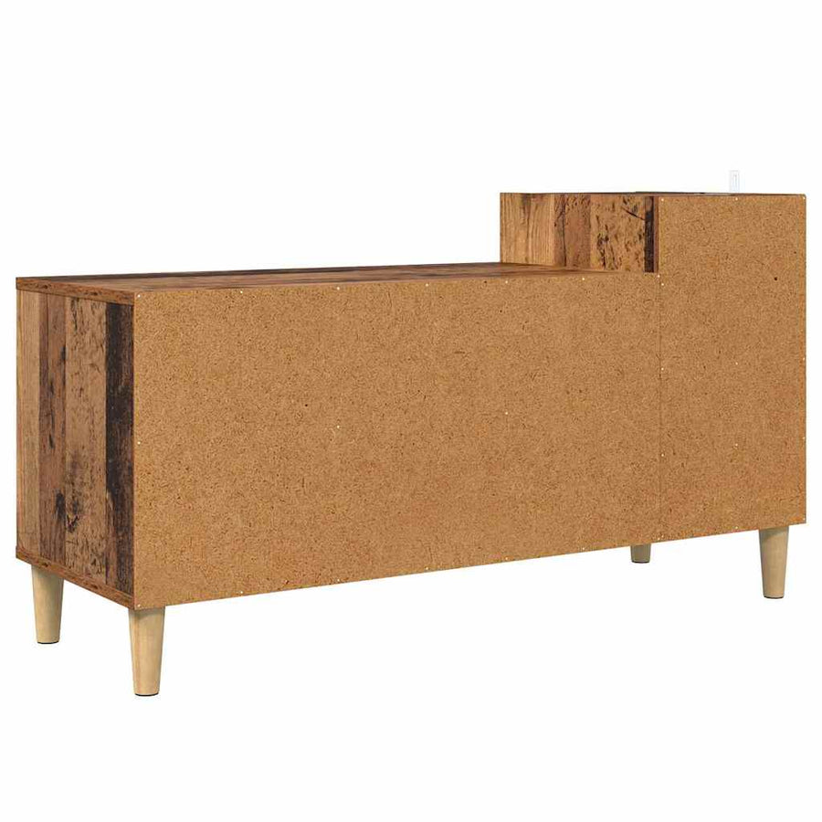 TV-kast Oud Hout 100 x 35 x 55 cm Bewerkt hout