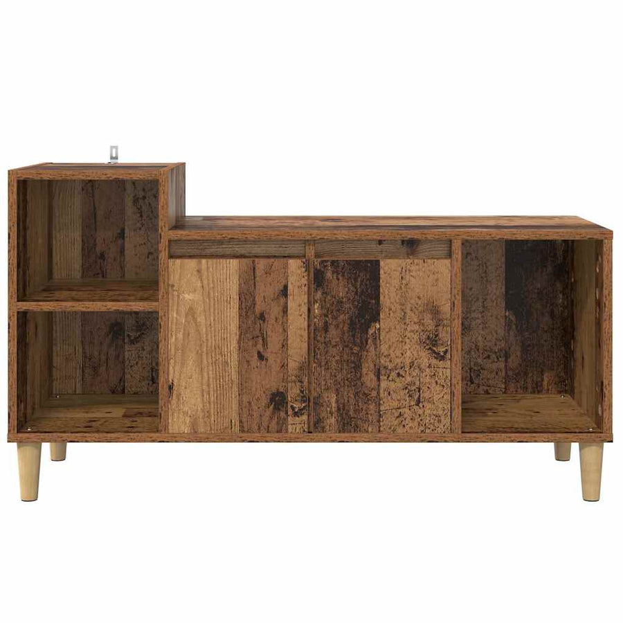 TV-kast Oud Hout 100 x 35 x 55 cm Bewerkt hout