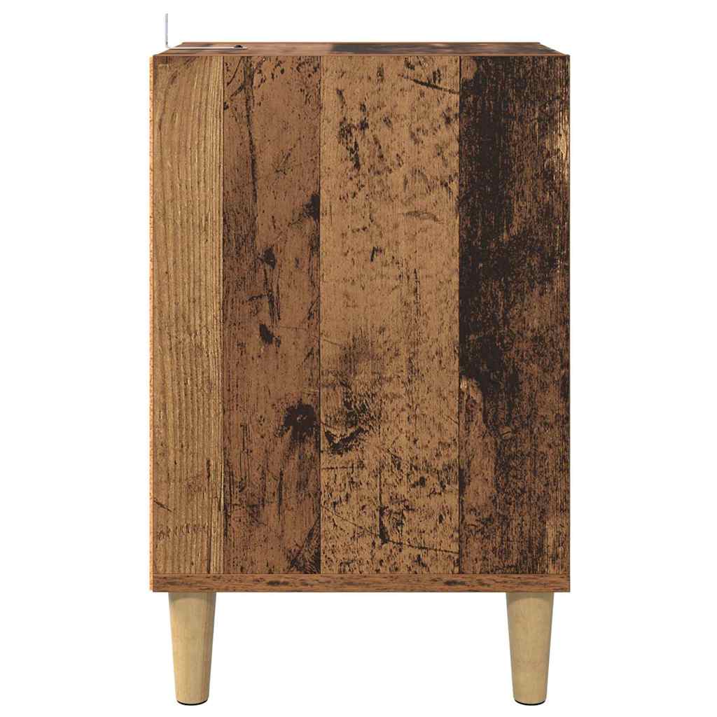 TV-kast Oud Hout 100 x 35 x 55 cm Bewerkt hout