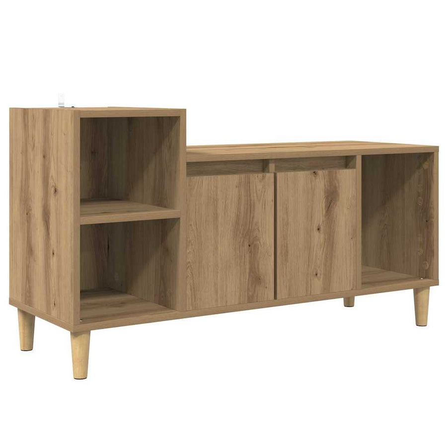TV-kast Artisan Eiken 100 x 35 x 55 cm Bewerkt hout