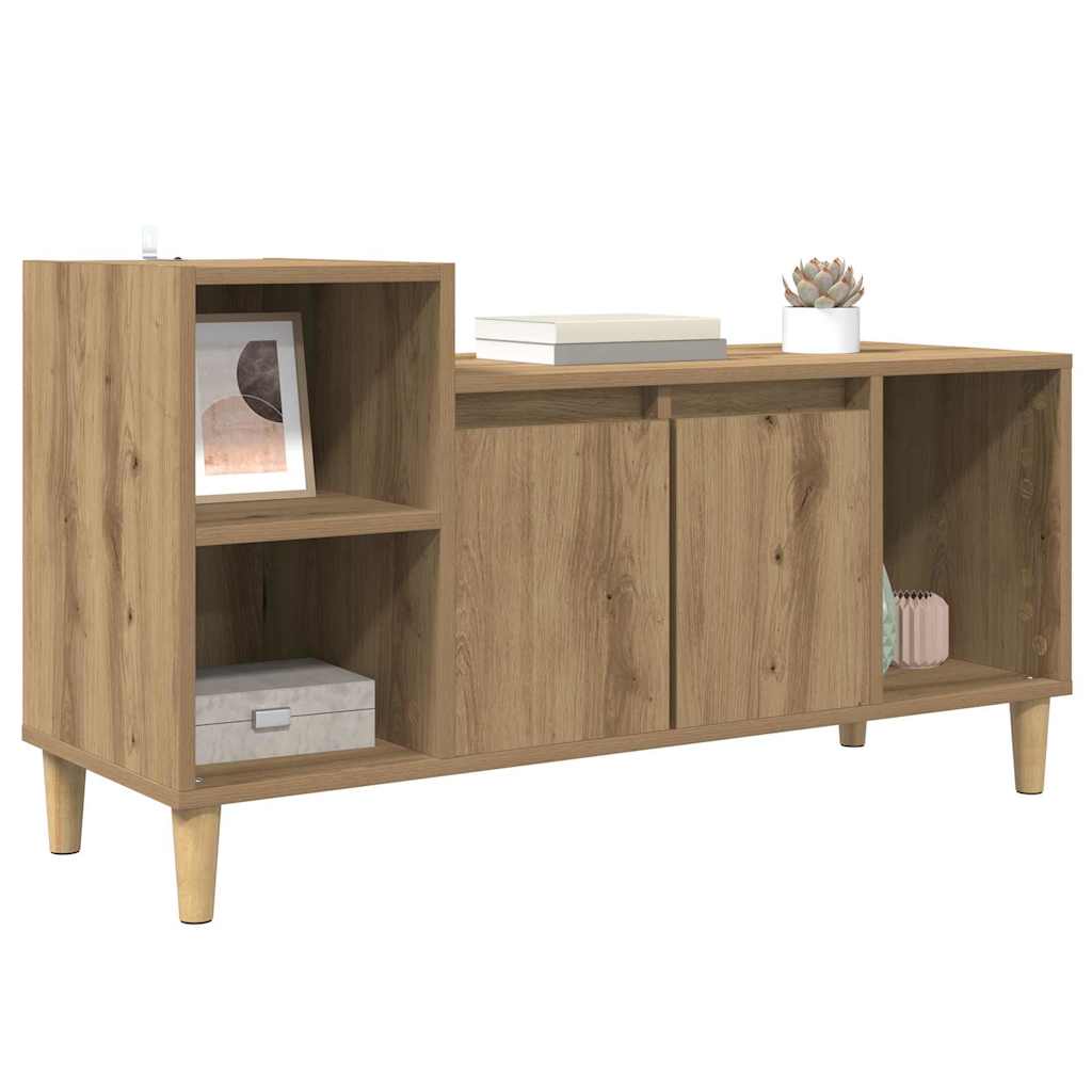 TV-kast Artisan Eiken 100 x 35 x 55 cm Bewerkt hout
