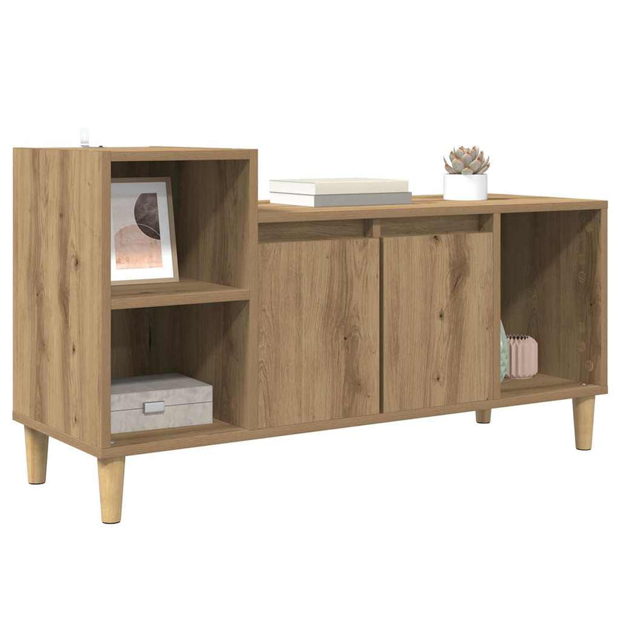 TV-kast Artisan Eiken 100 x 35 x 55 cm Bewerkt hout