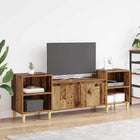 TV cabinet Old Wood 160 x 35 x 55 cm Treated wood