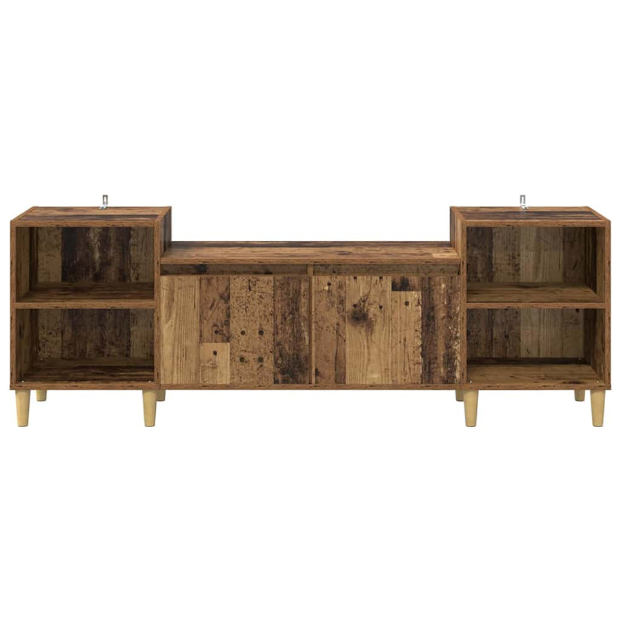 TV-kast Oud Hout 160 x 35 x 55 cm Bewerkt hout