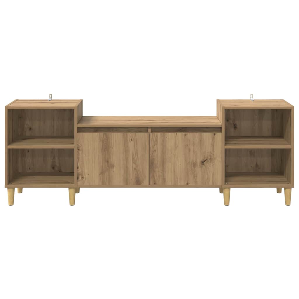 TV-kast Artisan Eiken 160 x 35 x 55 cm Bewerkt hout