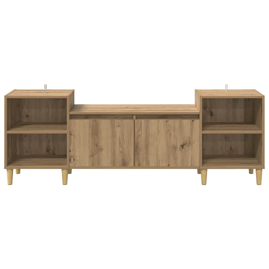 TV-kast Artisan Eiken 160 x 35 x 55 cm Bewerkt hout