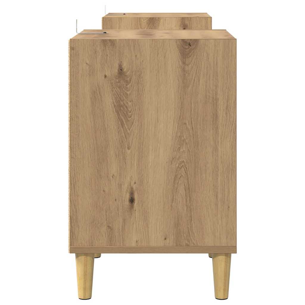 TV-kast Artisan Eiken 160 x 35 x 55 cm Bewerkt hout