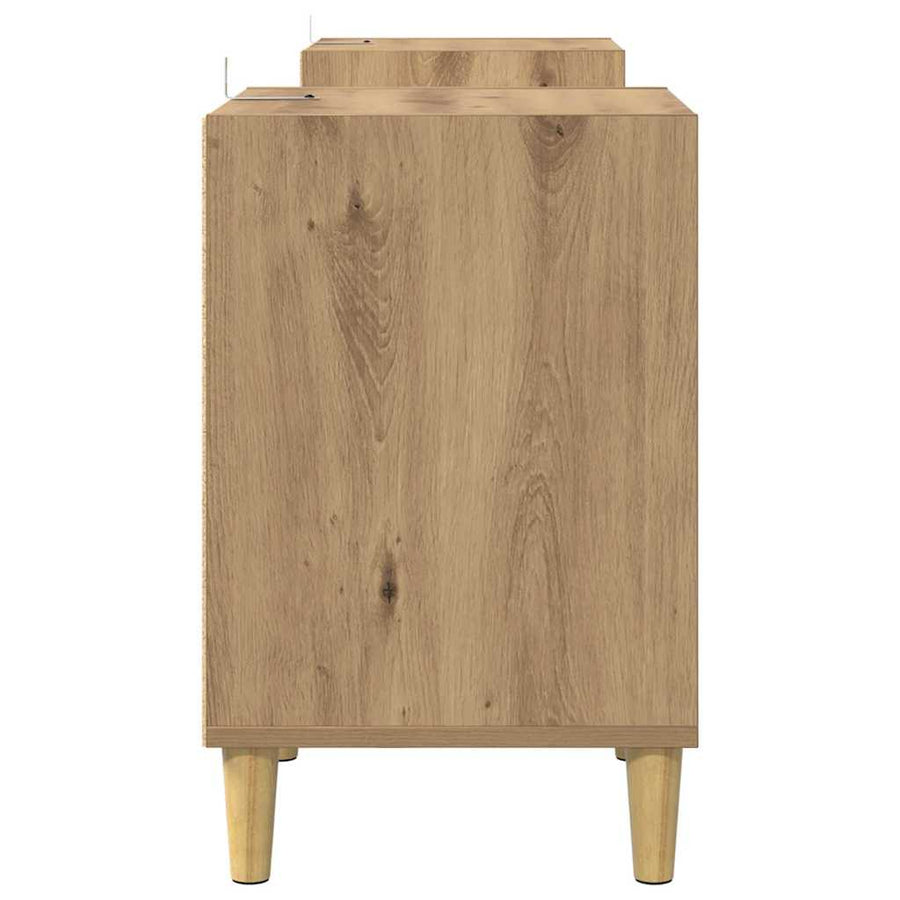 TV-kast Artisan Eiken 160 x 35 x 55 cm Bewerkt hout