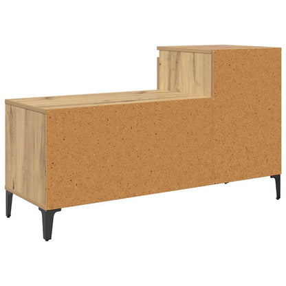 Schoenenkast met lade artisanaal eikenkleurig 102 x 36 x 60 cm