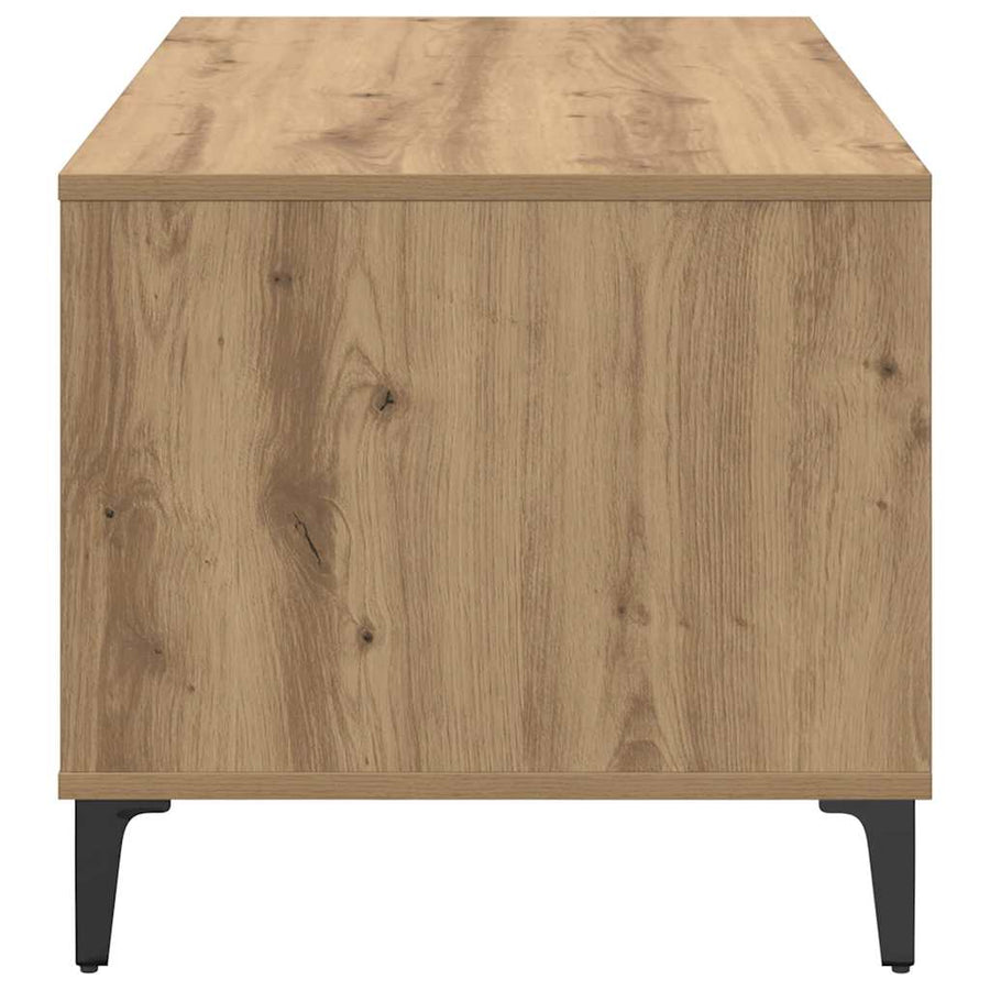 Salontafel met lade Artisan Eiken 90 x 49 x 45 cm Bewerkt hout