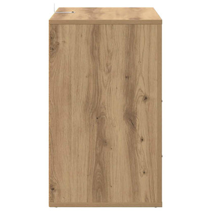 Nachtkastje met lade Artisan Eiken 35 x 50 x 60 cm Bewerkt hout