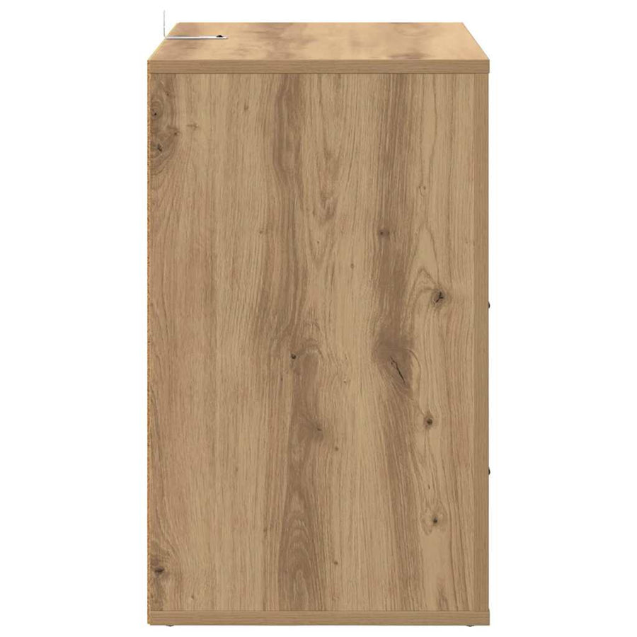 Nachtkastje met lade Artisan Eiken 35 x 50 x 60 cm Bewerkt hout