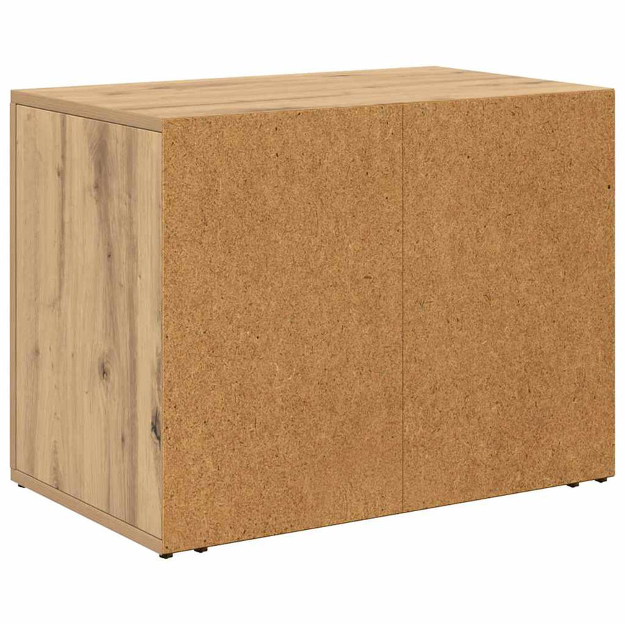 Nachtkastje met lade Artisan Eiken 35 x 60 x 50 cm Bewerkt hout