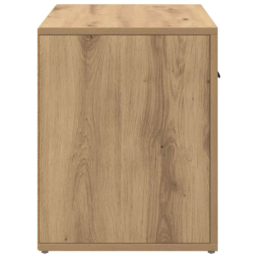 Nachtkastje met lade Artisan Eiken 35 x 60 x 50 cm Bewerkt hout