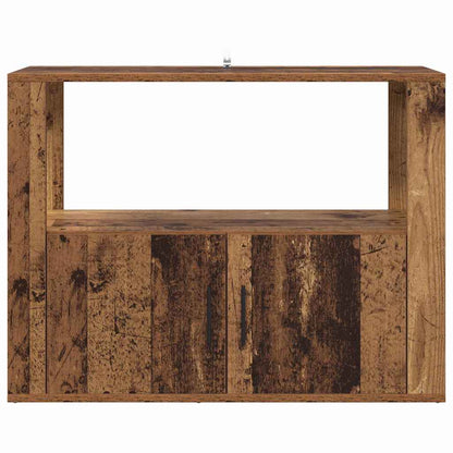 Dressoir Oud hout 80 x 30 x 60 cm Bewerkt hout