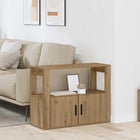 Dressoir 80x30x60 cm bewerkt hout artisanaal eiken