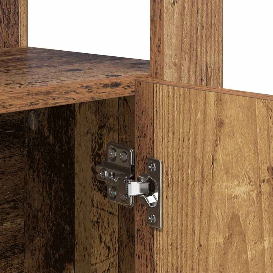 Dressoir Oud hout 30 x 80 x 119,5 cm Bewerkt hout