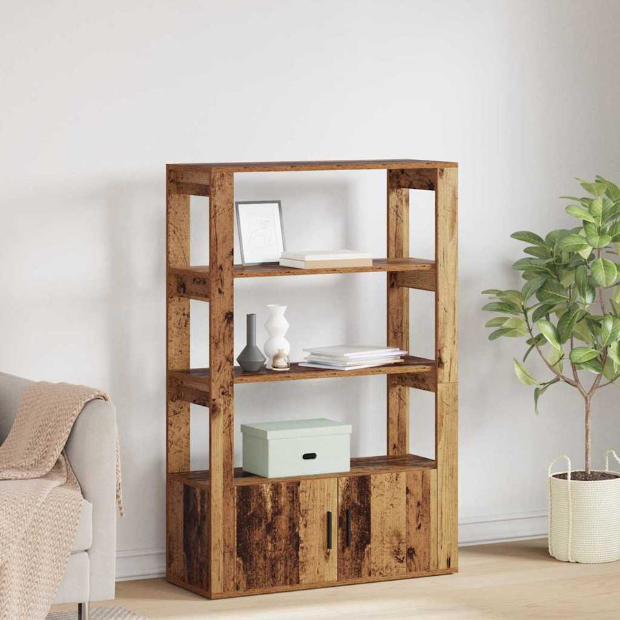 Dressoir Oud hout 30 x 80 x 119,5 cm Bewerkt hout