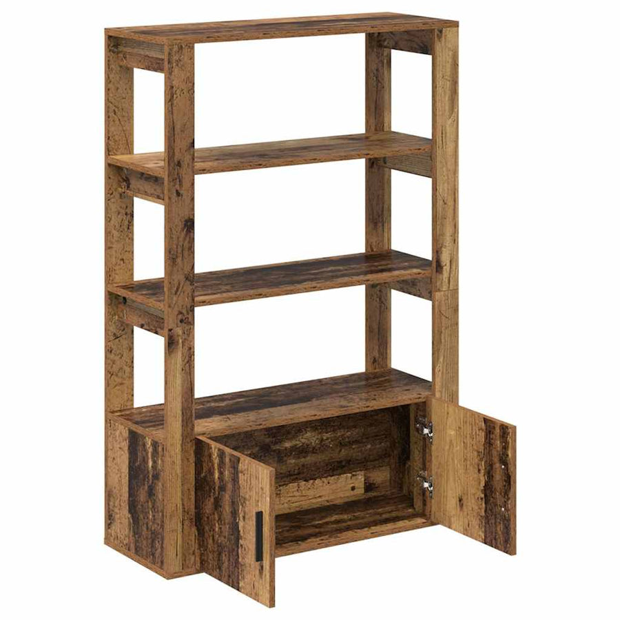 Dressoir Oud hout 30 x 80 x 119,5 cm Bewerkt hout