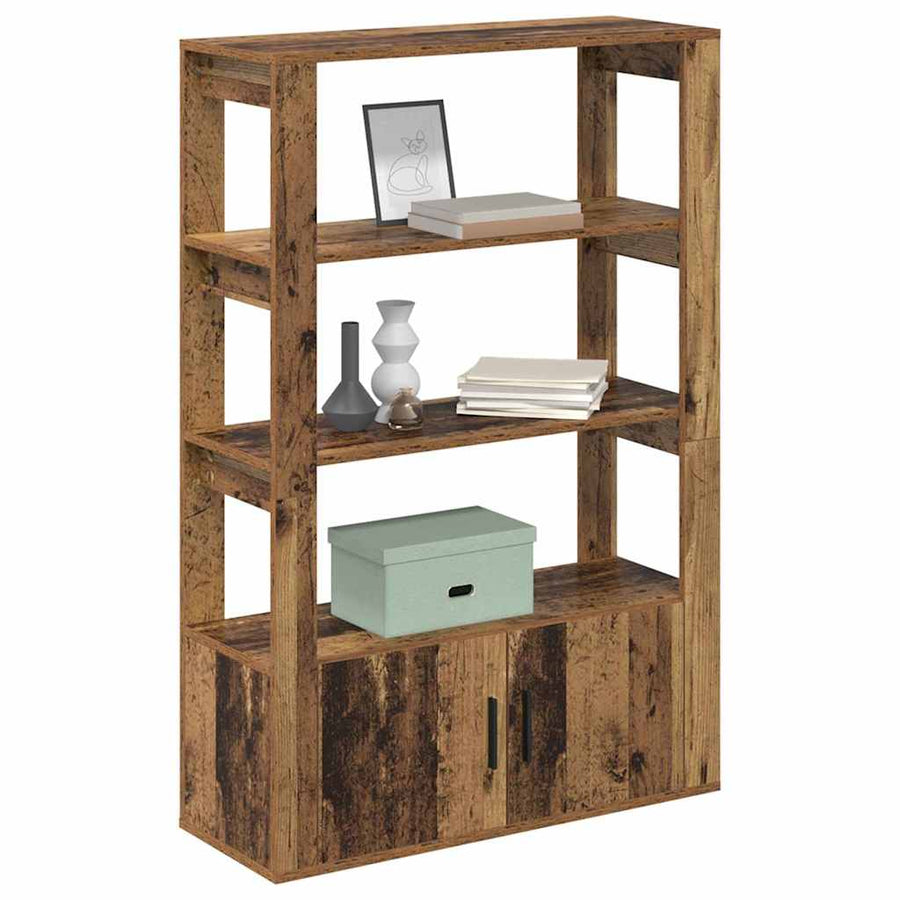 Dressoir Oud hout 30 x 80 x 119,5 cm Bewerkt hout