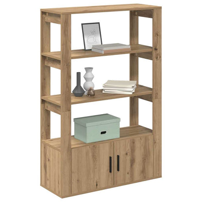 Dressoir artisanaal eikenkleurig 30 x 80 x 119,5 cm