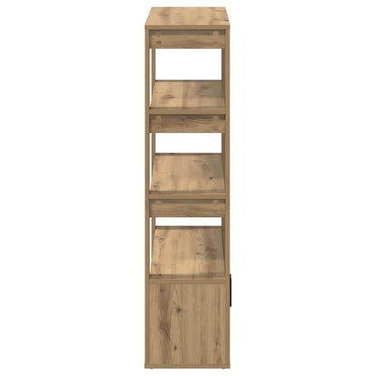 Dressoir artisanaal eikenkleurig 30 x 80 x 119,5 cm