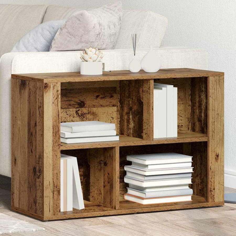 Dressoir Oud Hout 80 x 30 x 53 cm Bewerkt hout