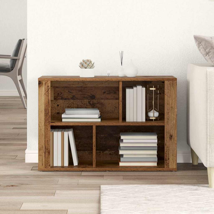 Dressoir Oud Hout 80 x 30 x 53 cm Bewerkt hout