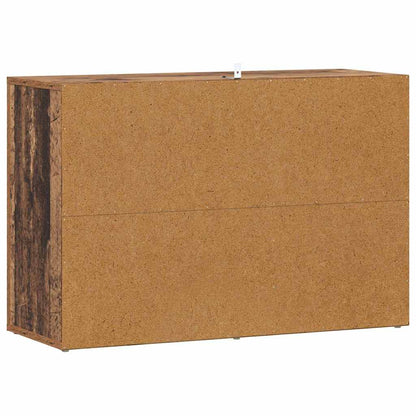 Dressoir Oud Hout 80 x 30 x 53 cm Bewerkt hout