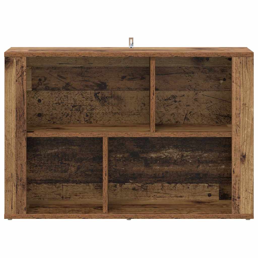 Dressoir Oud Hout 80 x 30 x 53 cm Bewerkt hout