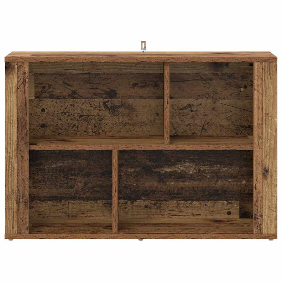 Dressoir Oud Hout 80 x 30 x 53 cm Bewerkt hout